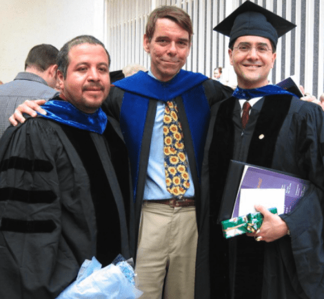 David Anderson with Graduates