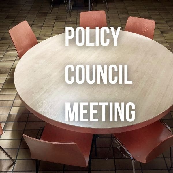 Policy Council Meeting