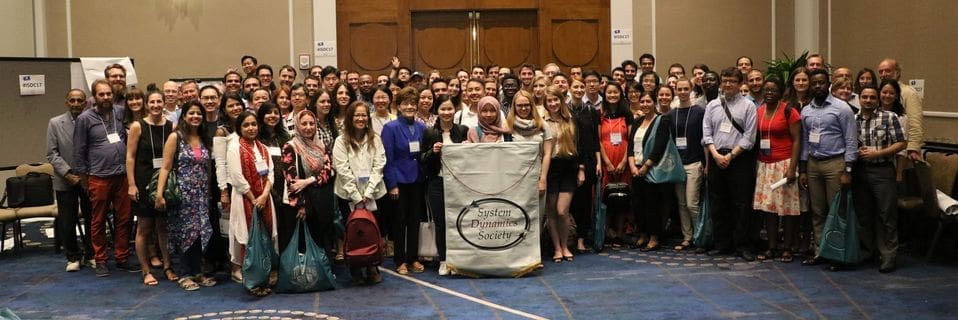 Group of members during the international system dynamics conference