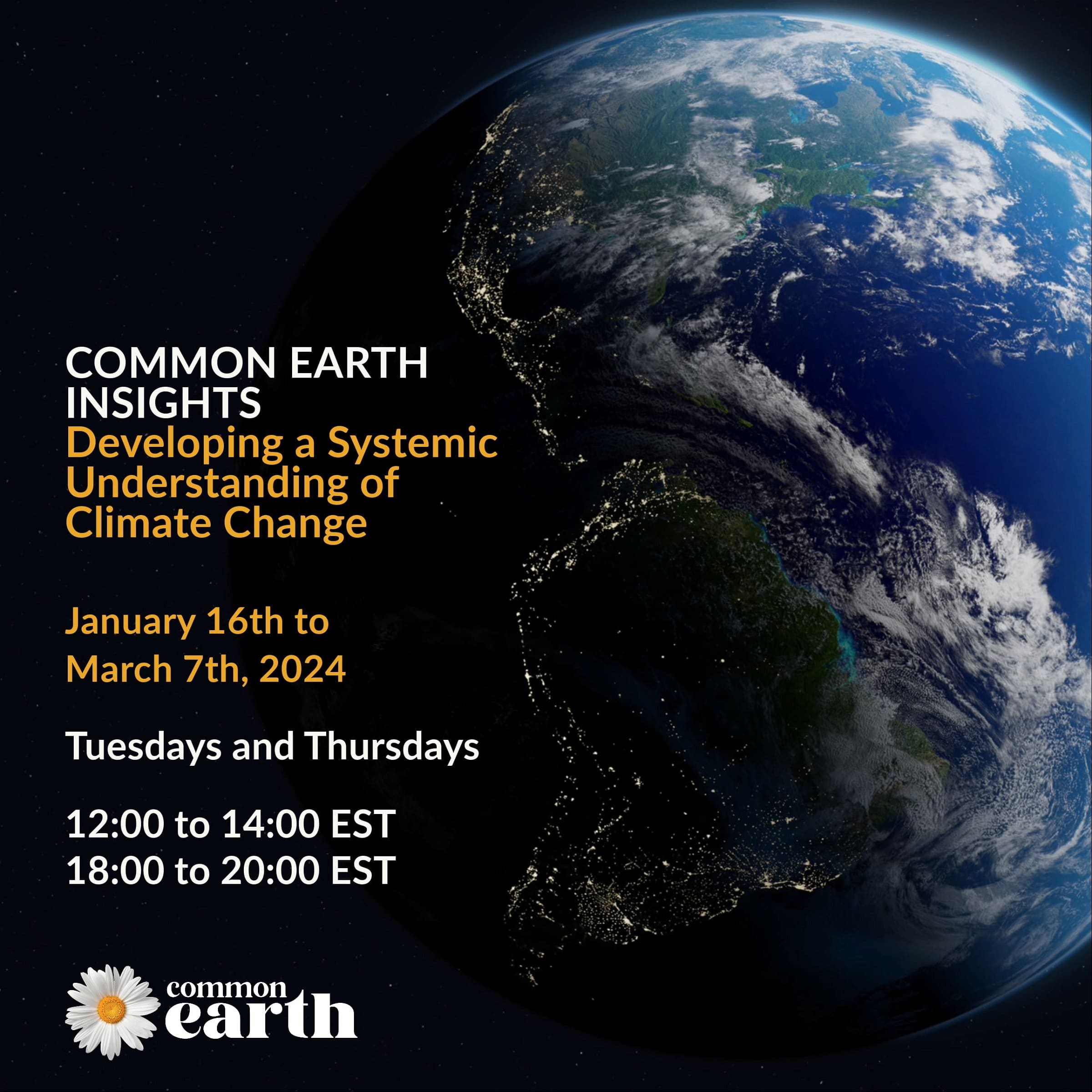 Common Earth Insights Course: Developing a Systemic Understanding of Climate Change