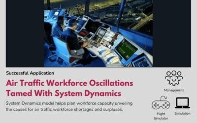 Air Traffic Workforce Oscillations Tamed With System Dynamics