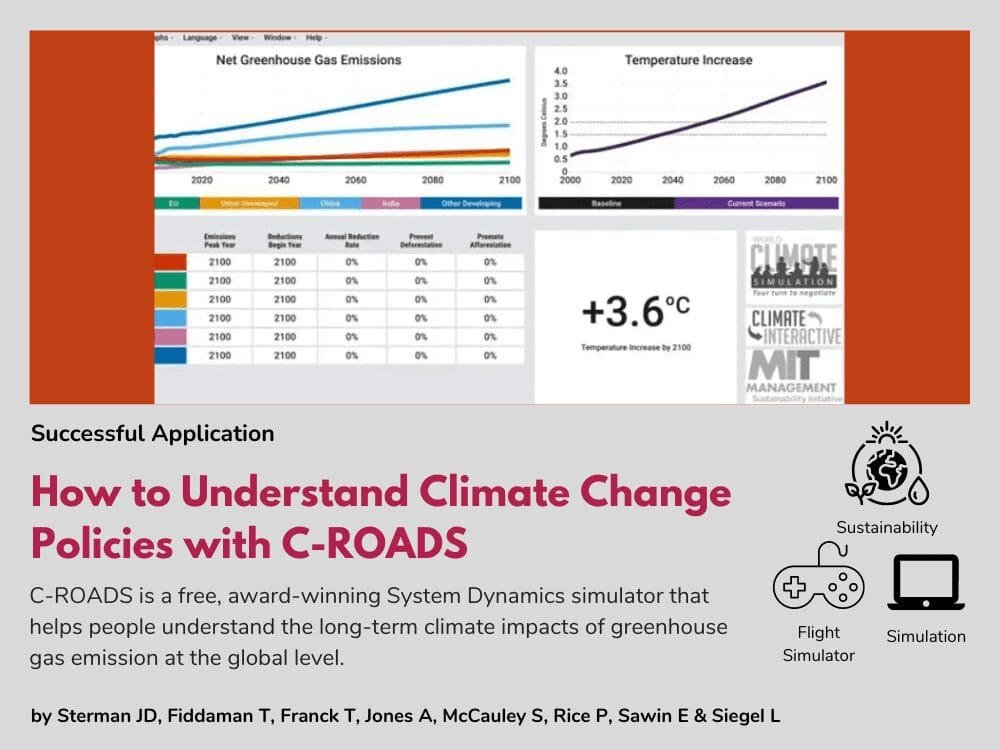 How to Understand Climate Change Policies with C-ROADS