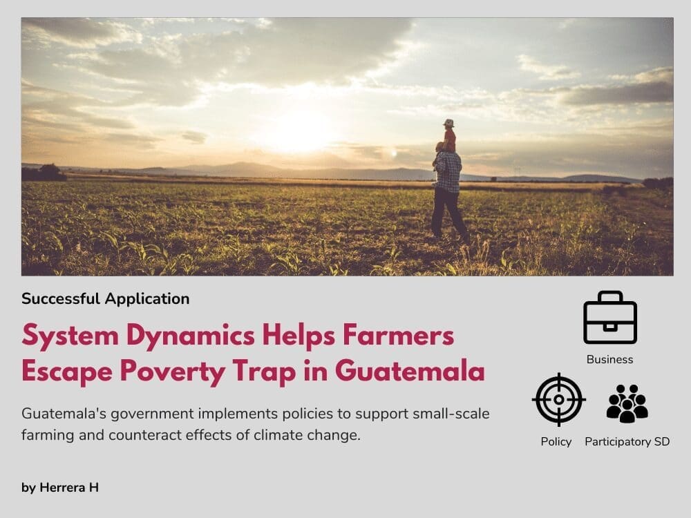 System Dynamics Helps Farmers Escape Poverty Trap in Guatemala