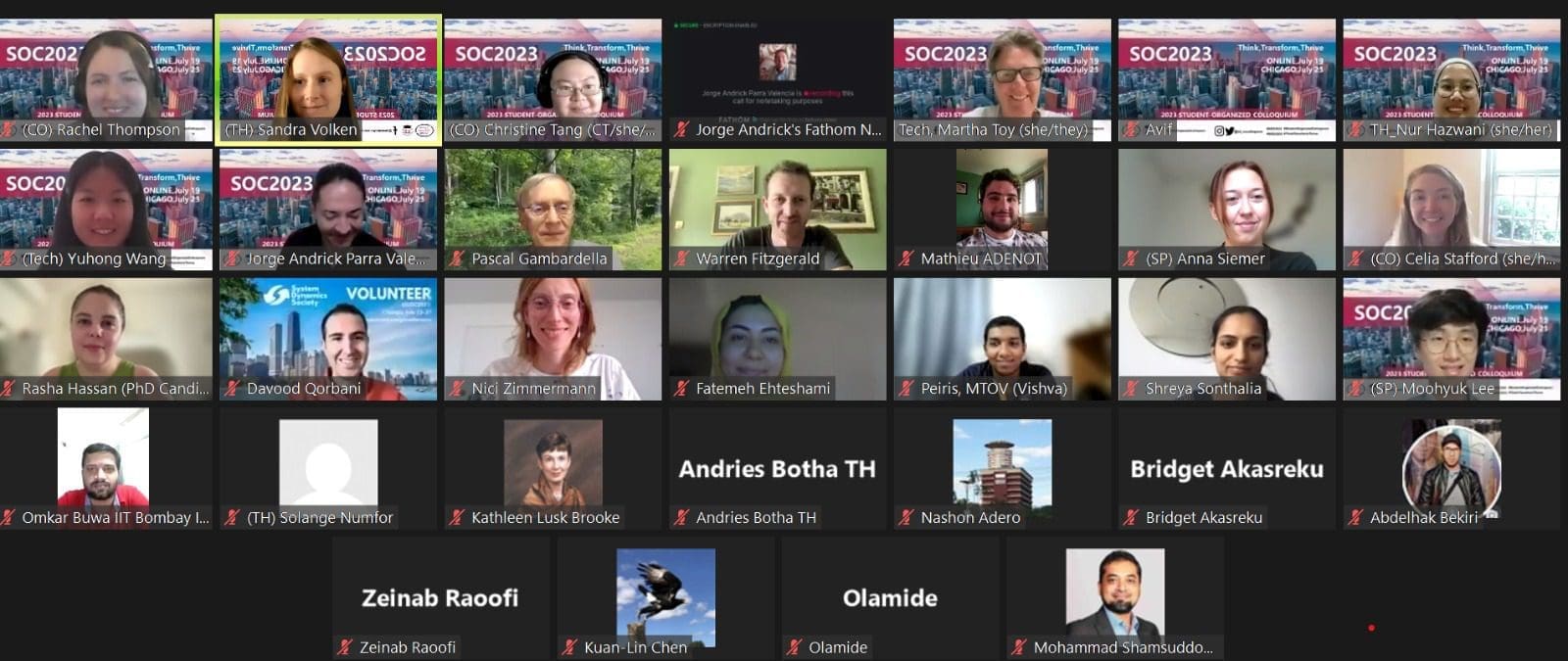 SOC 2023 Virtual Jul 19 Screenshot from the 2021 Student-Organized Colloquium