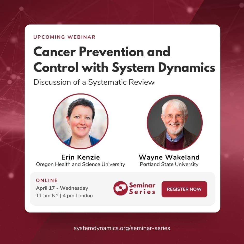 Cancer Prevention and Control with System Dynamics