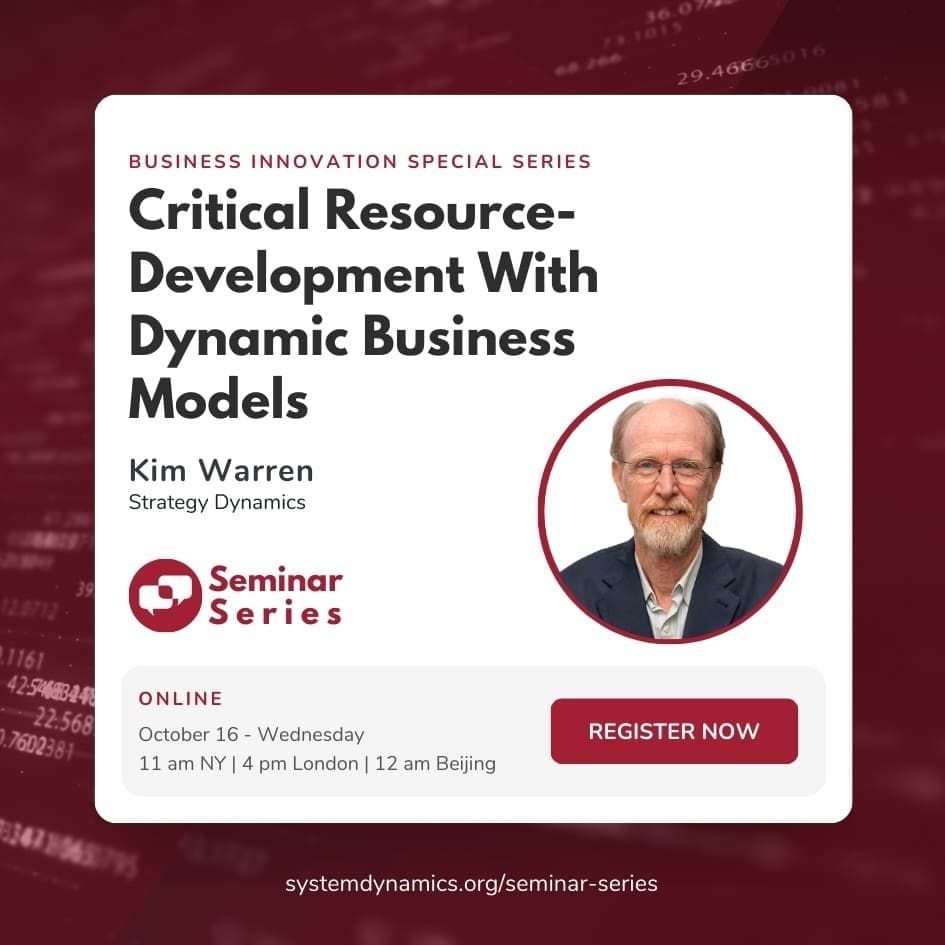 Critical Resource-Development With Dynamic Business Models