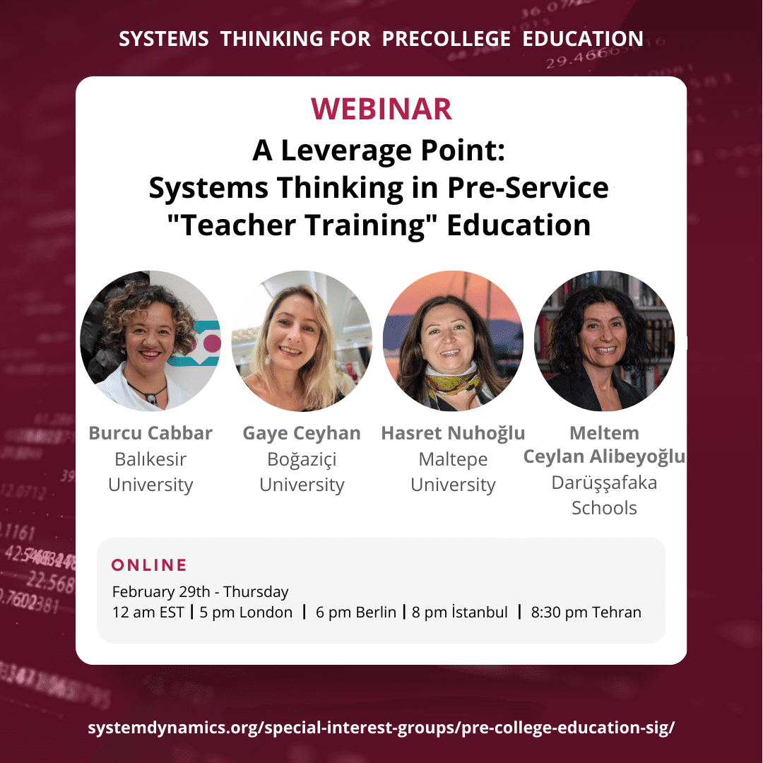 A Leverage Point: Systems Thinking in Pre-Service “Teacher Training” Education