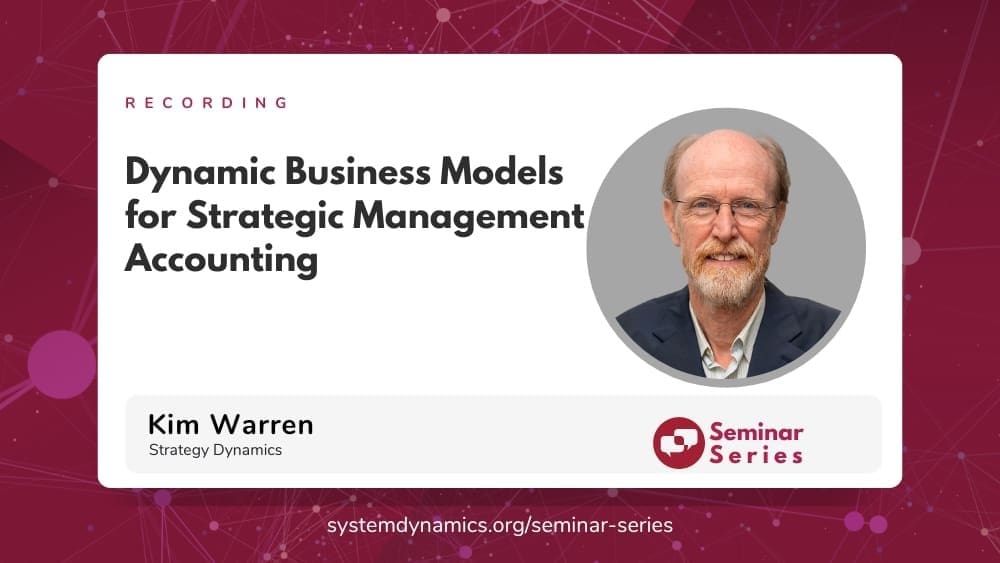 Dynamic Business Models for Strategic Management Accounting