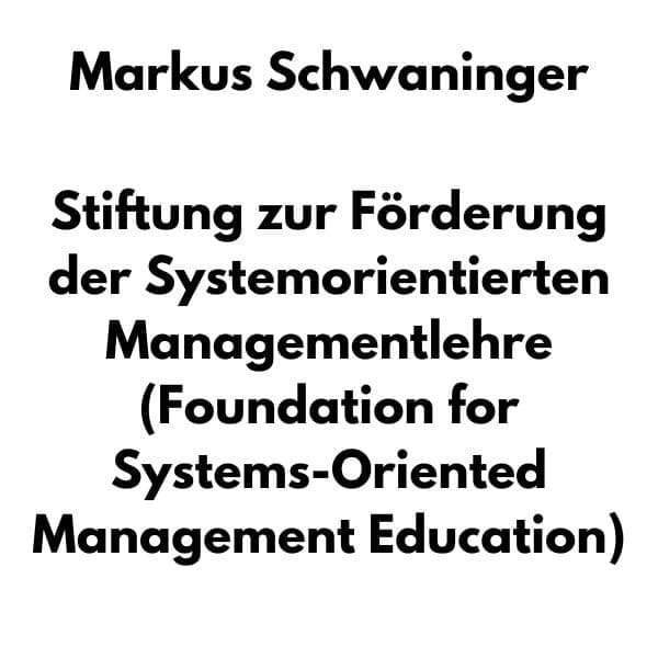 Markus Schwaninger