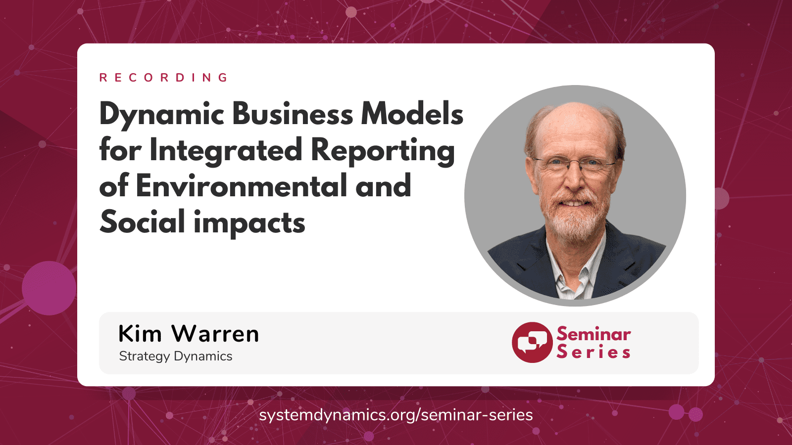 Dynamic Business Models for Integrated Reporting of Environmental and Social Impacts