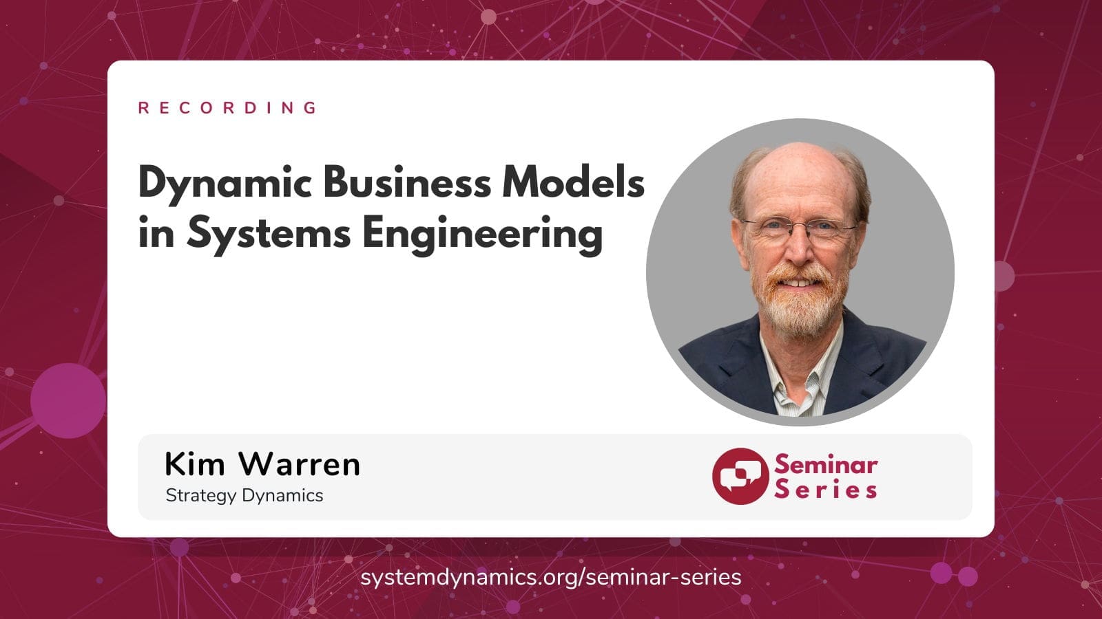 Dynamic Business Models in Systems Engineering - System Dynamics Society
