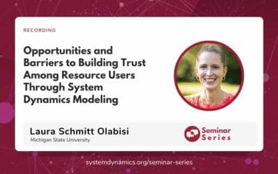 Opportunities and Barriers to Building Trust Among Resource Users Through System Dynamics Modeling