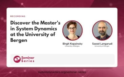 Discover the Master’s in System Dynamics at the University of Bergen
