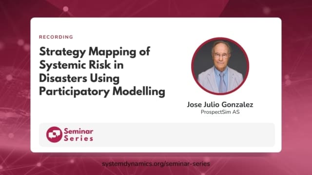 Strategy Mapping of Systemic Risk in Disasters Using Participatory ...
